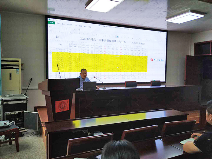 【教学管理】高一年级召开期中考试成绩分析会